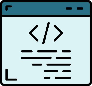 Web sitesi simgesi, vektör illüstrasyonu basit tasarım