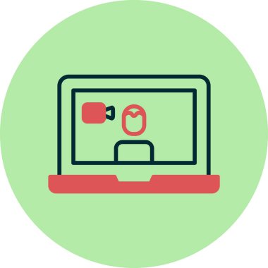 Basit simgeyi karşılama vektör illüstrasyonu