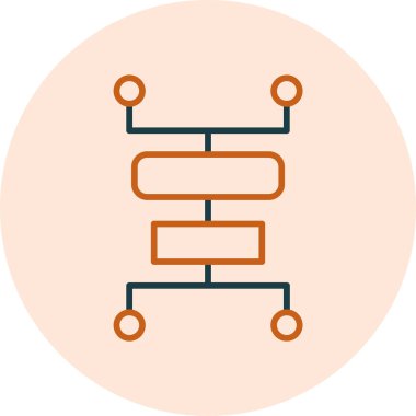 Entrika. Web simgesi basit illüstrasyon