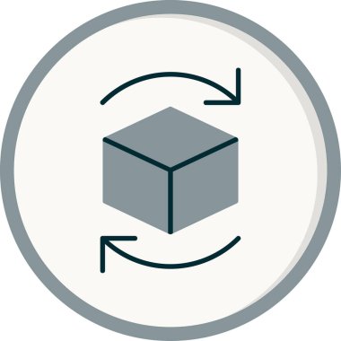 Engelleme zinciri. Web simgesi basit tasarım