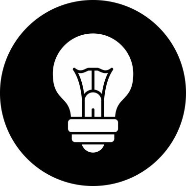 Ampul Ağı simgesi, vektör illüstrasyonu