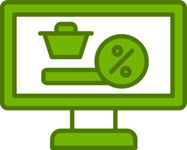 - İnternet. Web simgesi basit illüstrasyon