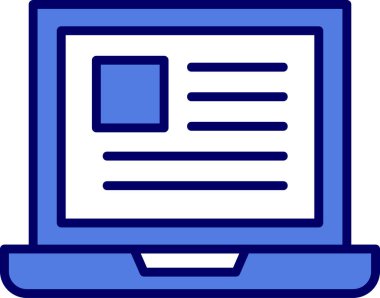 Platform. Web simgesi basit illüstrasyon