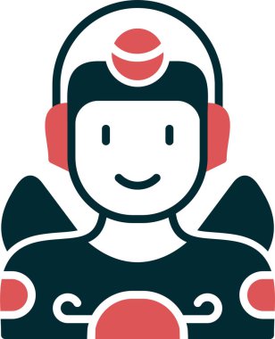 Süper kahraman ağ simgesi, vektör illüstrasyonu