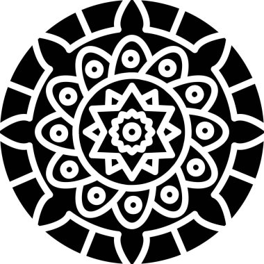 mandala tasarımı, web basit illüstrasyonu