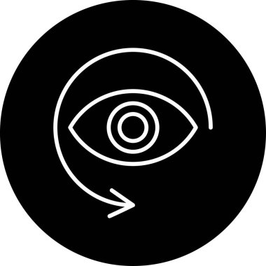 Deja Vu. Web simgesi basit tasarım