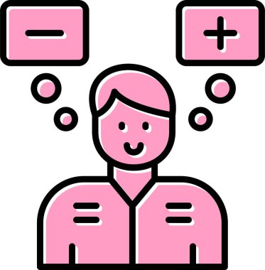 Fizibilite. Web simgesi vektör illüstrasyonu