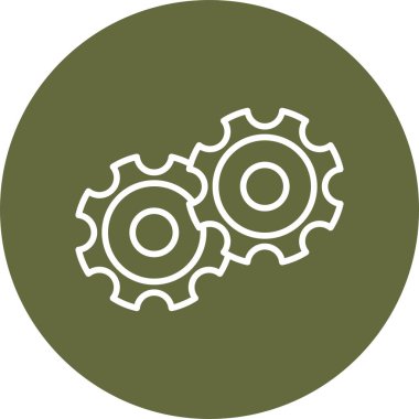 gear web icon simple illustration