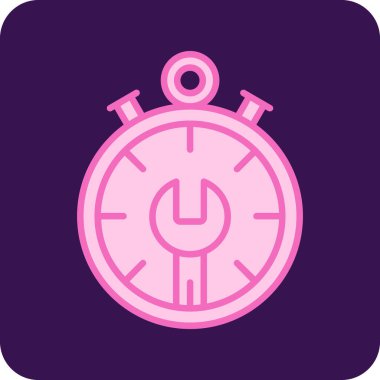 Zaman yönetimi simgesi vektör illüstrasyonu