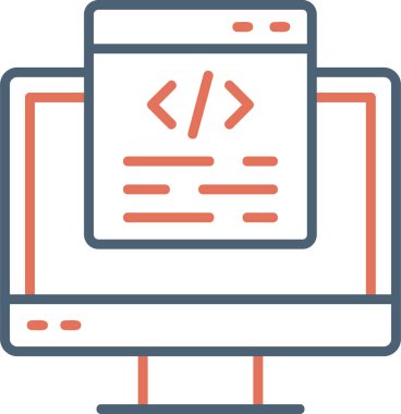 Ağ. Web simgesi basit illüstrasyon