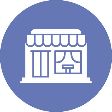 Bistro. Basit bir çizim. Ağ simgesi, logo