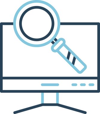 Basit Bilgisayar vektör illüstrasyonu