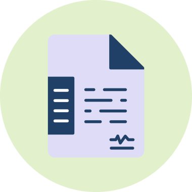 Tıbbi kayıtlar, temel vektör görüntüsü