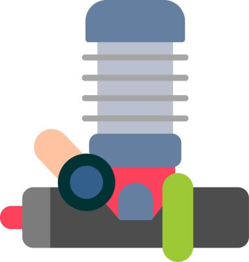 Modern Motor simgesinin vektör çizimi       