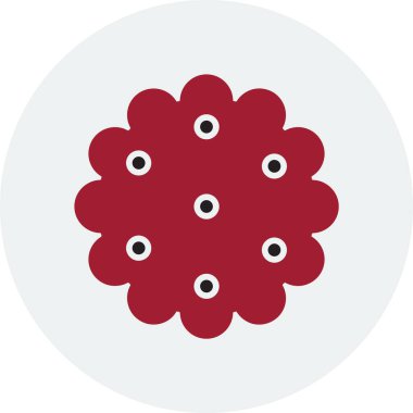 çerez simgesi vektör illüstrasyonu