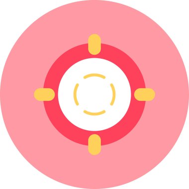 Lifesaver simgesi vektör illüstrasyon tasarımı