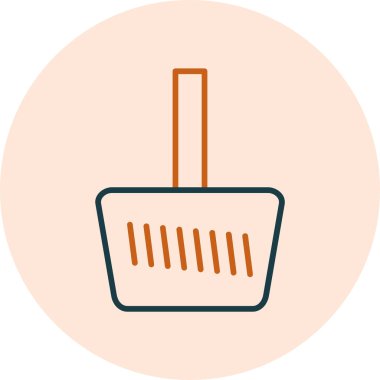 Gaz pedalı. Web simgesi basit illüstrasyon