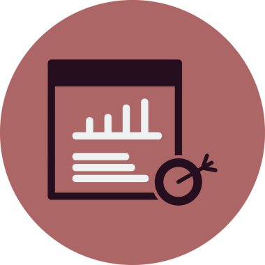 İş dünyasının vektör illüstrasyonu modern simge