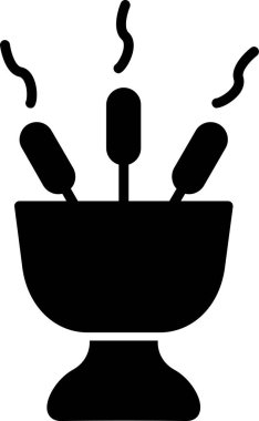 Tütsü Modern Simgesi, Vektör İllüstrasyonu 