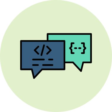 Web arayüzleri için bir bildirim simgesinin soyut grafiği.