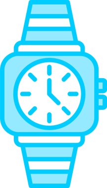 Smartwatch icon, vector illustration simple design