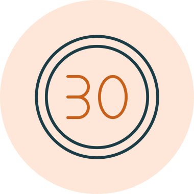 Hız limiti tabelası. Yol işareti.