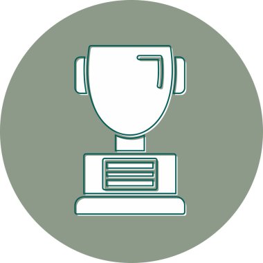 Başarı simgesi, vektör illüstrasyonu