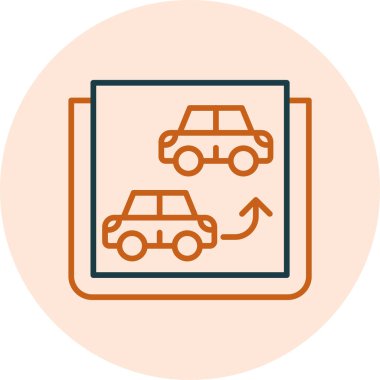 Öğrenmek. Web simgesi vektör illüstrasyonu