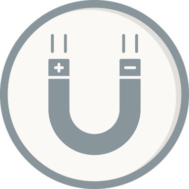 mıknatıs simgesi vektör çizimi 