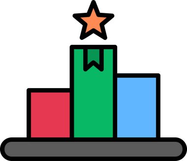 Simge vektör illüstrasyonu sıralanıyor