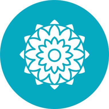 mandala tasarımı, web basit illüstrasyonu