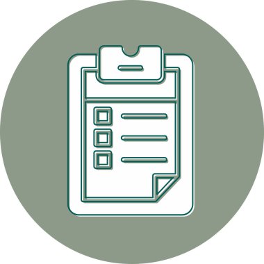 Görevler. Web simgesi basit illüstrasyon