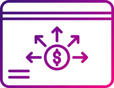 Özet biçiminde basit Gider simgesi