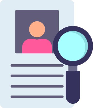 Reddedildi. Web simgesi basit illüstrasyon