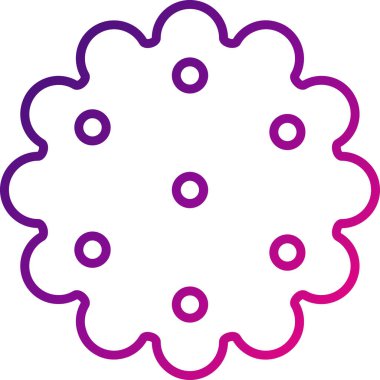 çerez simgesi vektör illüstrasyonu