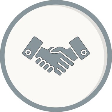 El sıkışma web simgesi, vektör illüstrasyonu