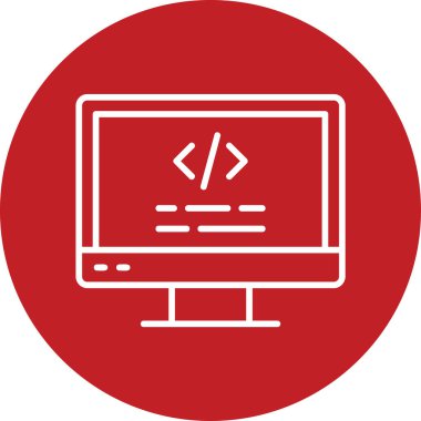 Basit Bilgisayar vektör illüstrasyonu