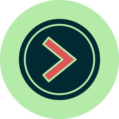 Simge simgesinden daha büyük, vektör illüstrasyonu basit tasarım