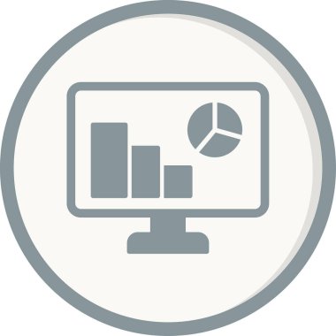 vector illustration of Analysis modern icon