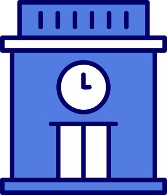 Kapı. Web simgesi basit illüstrasyon