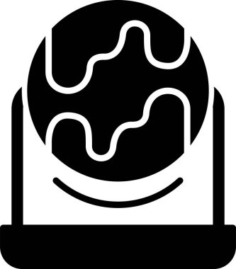 Basit bir Global simgesi. vektör tasarımı