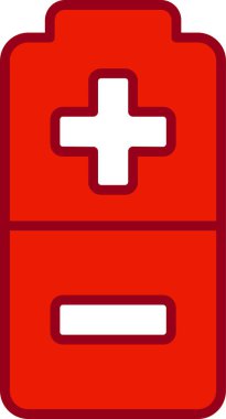 İnternet için bir pil simgesinin soyut tasarımı.