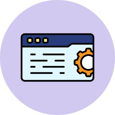 Web Ayarları, vites simgesi çizimi 