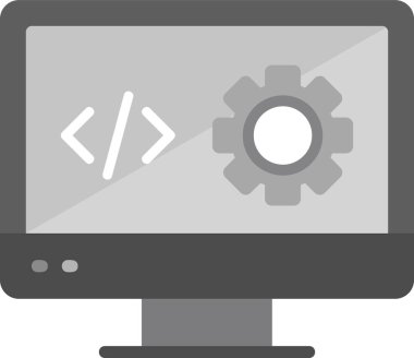 Hesaplanıyor. Web simgesi vektör illüstrasyonu