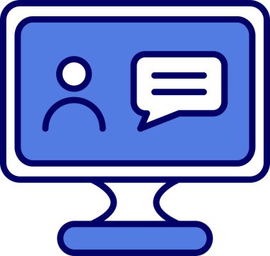 Online eğitim. Web simgesi basit tasarım