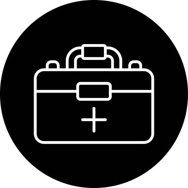 İlk yardım kiti vektör illüstrasyonu