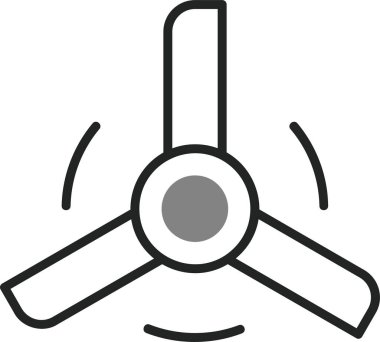 Pervane ağ simgesi, seo modern simgenin vektör illüstrasyonu 