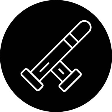 Baton web simgesi vektör illüstrasyonu