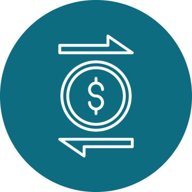 Basit Aktarım simgesi vektör çizimi