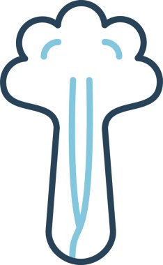 Brokoli web simgesi vektör çizimi